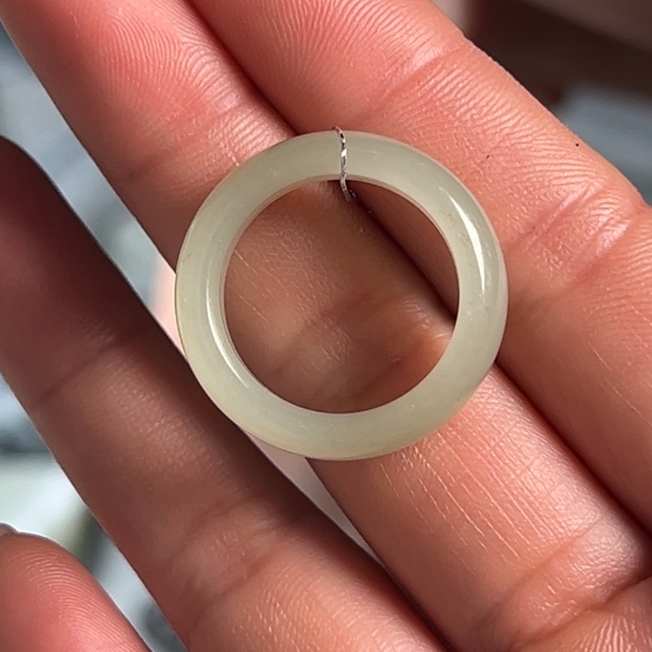 和田玉戒指未镶嵌和田玉戒圈