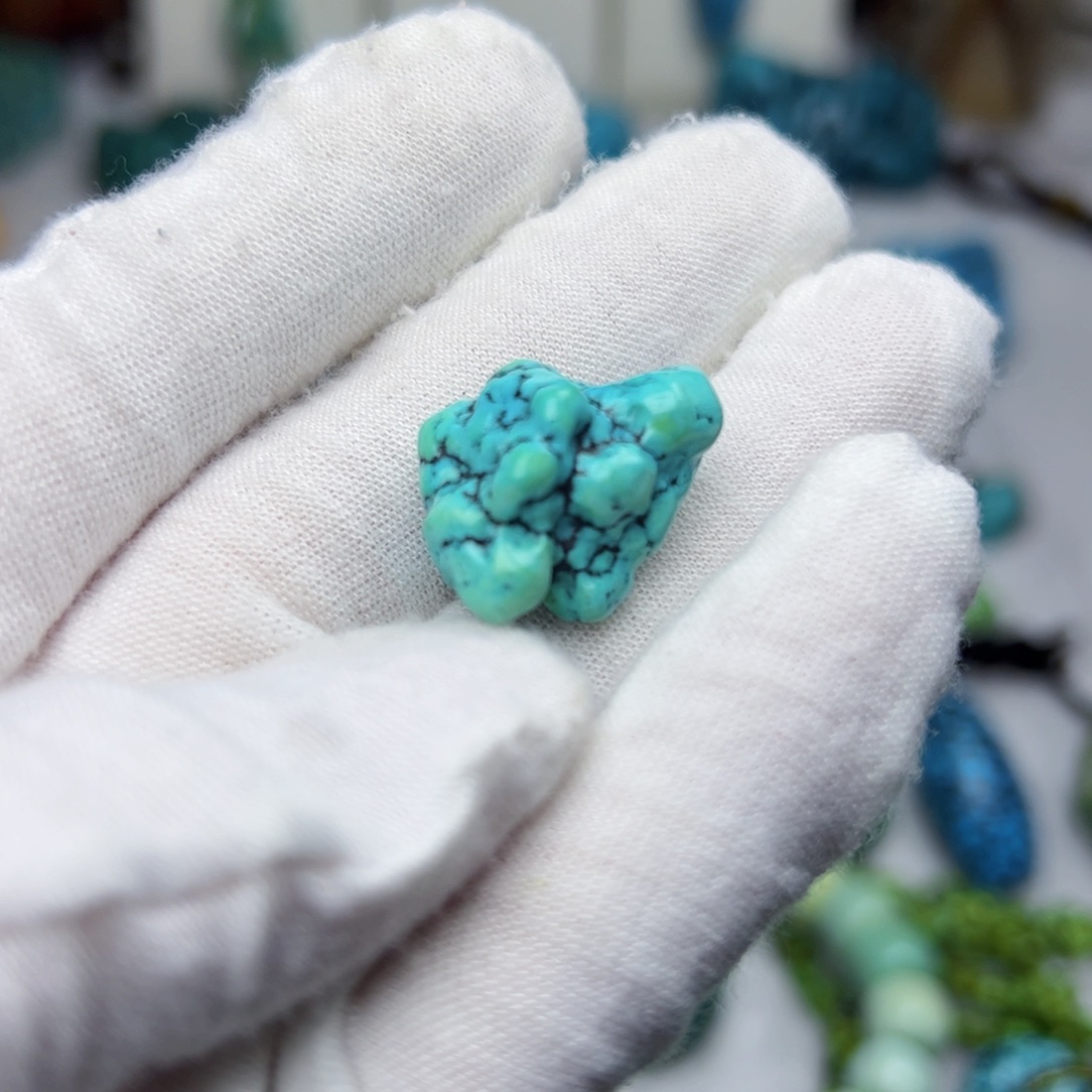 绿松石珠宝奇石未镶嵌