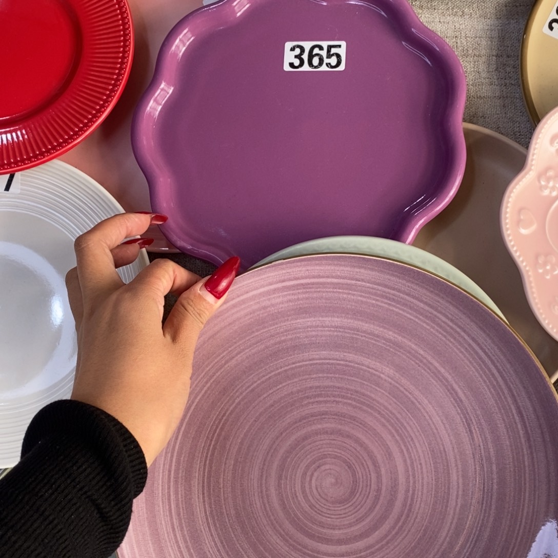 瓷365+紫色大盘微瑕