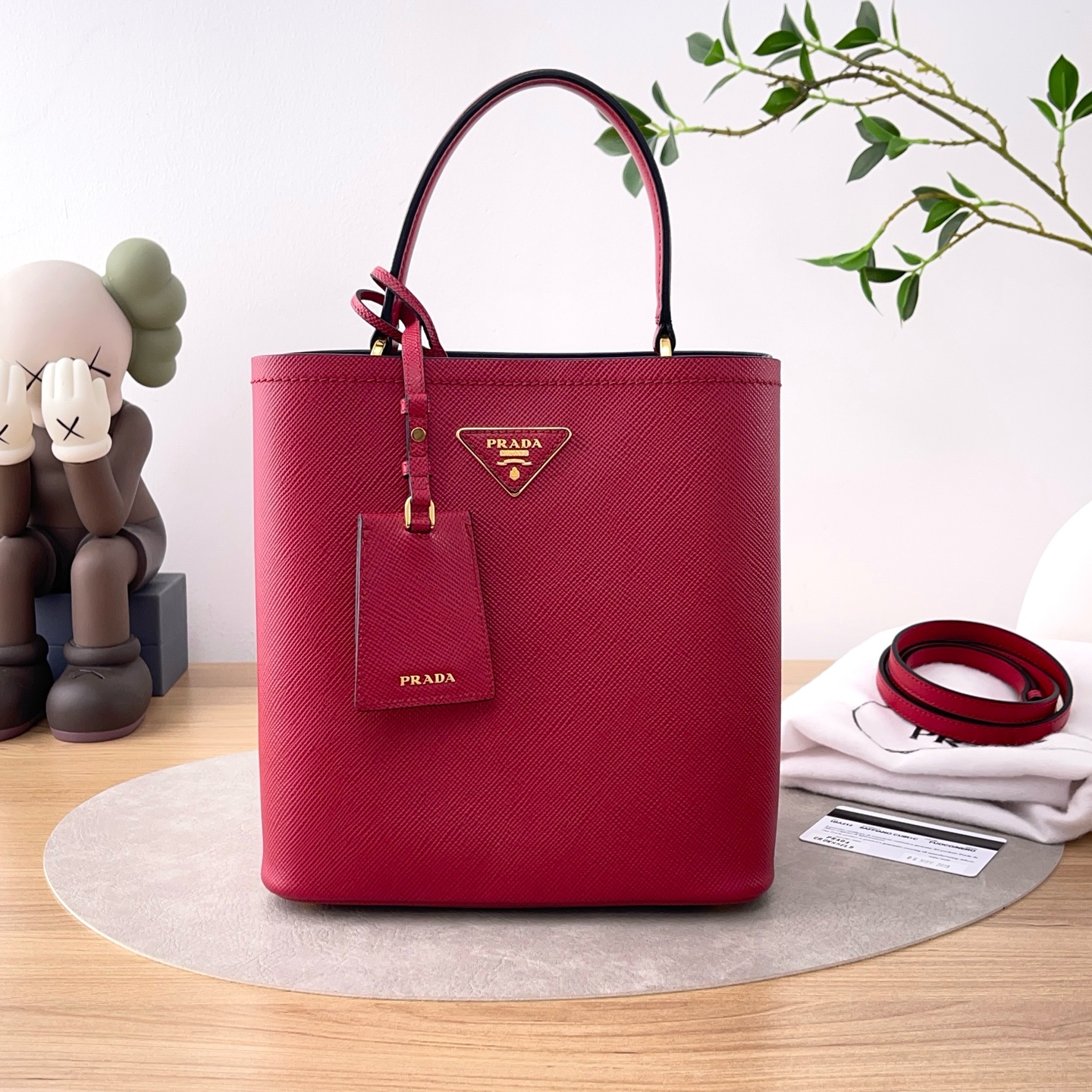 95新 Prada/普拉达 【九筒奢品】水桶包/单肩包/8135
