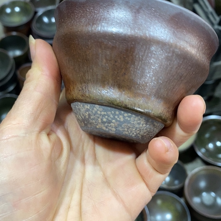 灵***溪茶盏建阳建盏微瑕柴烧