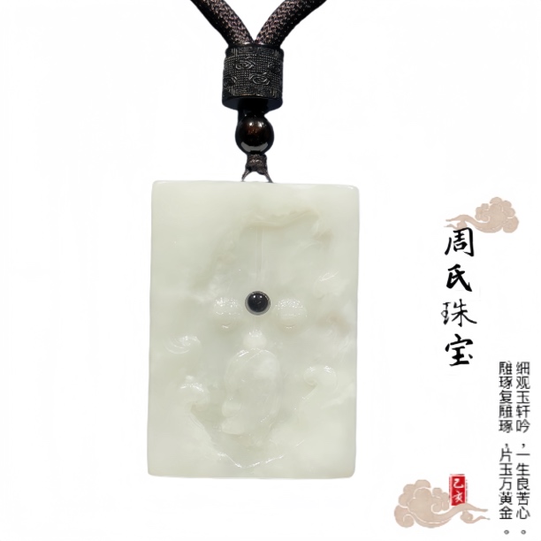 【抖音质检发货】寻佛和田玉吊坠➕和田玉4斤原石➕和田玉手串【周总】