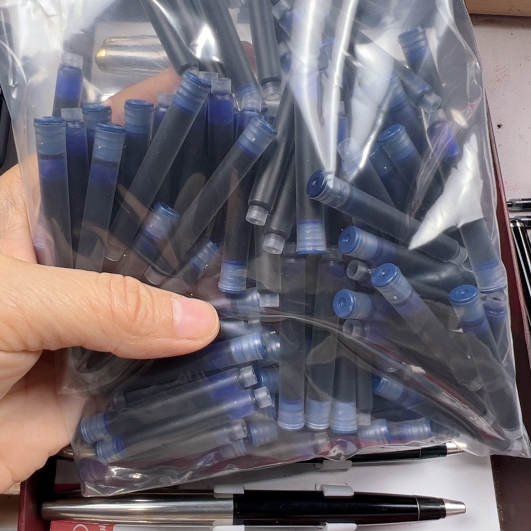 便携式3.4口径墨囊蓝黑色100个直播福利价
