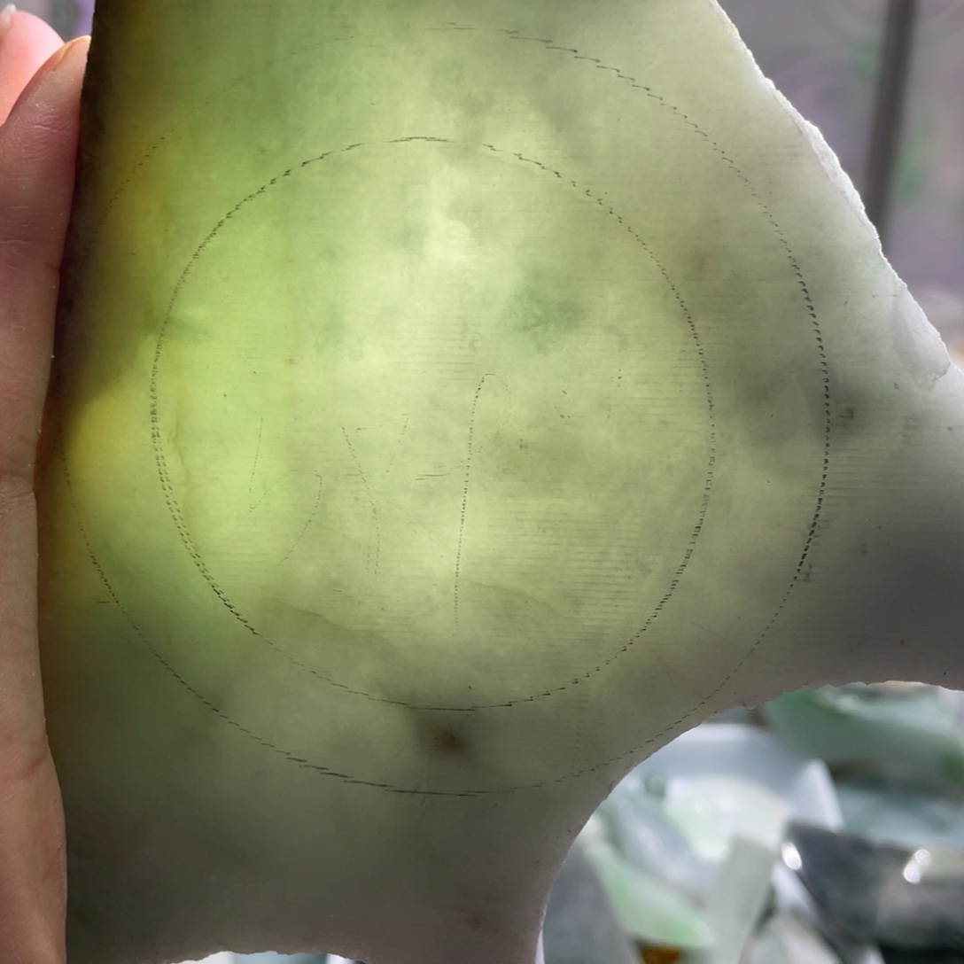 翡翠未镶嵌挂件K缅甸天然翡翠片料