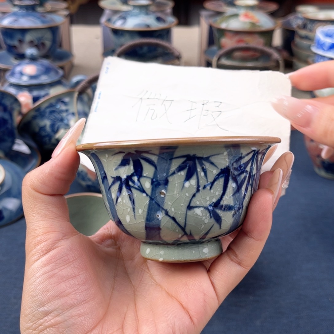 杯景德镇手绘手工茶具