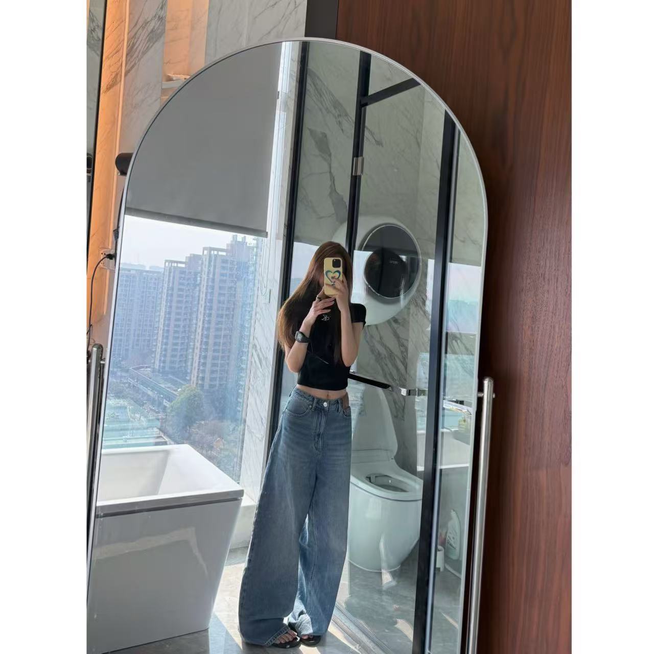 徐秋阳  新晋裤王   春季新款百搭时尚休闲显瘦牛仔裤7960-