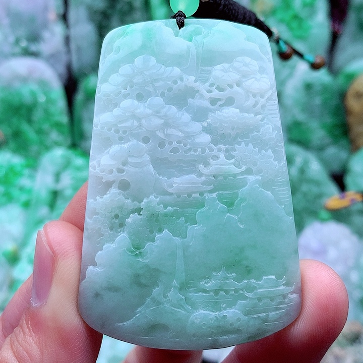 翡翠吊坠(不含链)未镶嵌