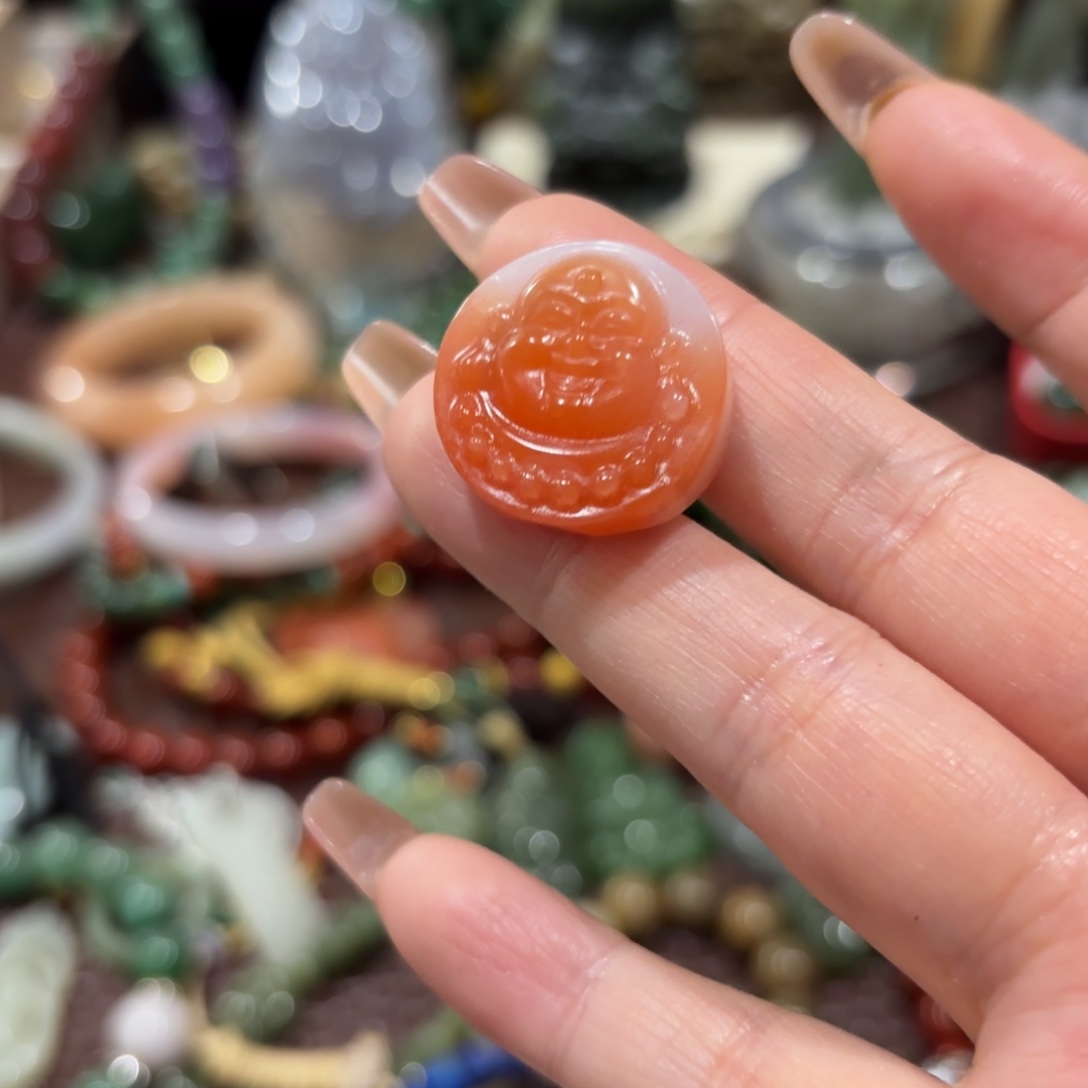 南红玛瑙未镶嵌颈饰285666