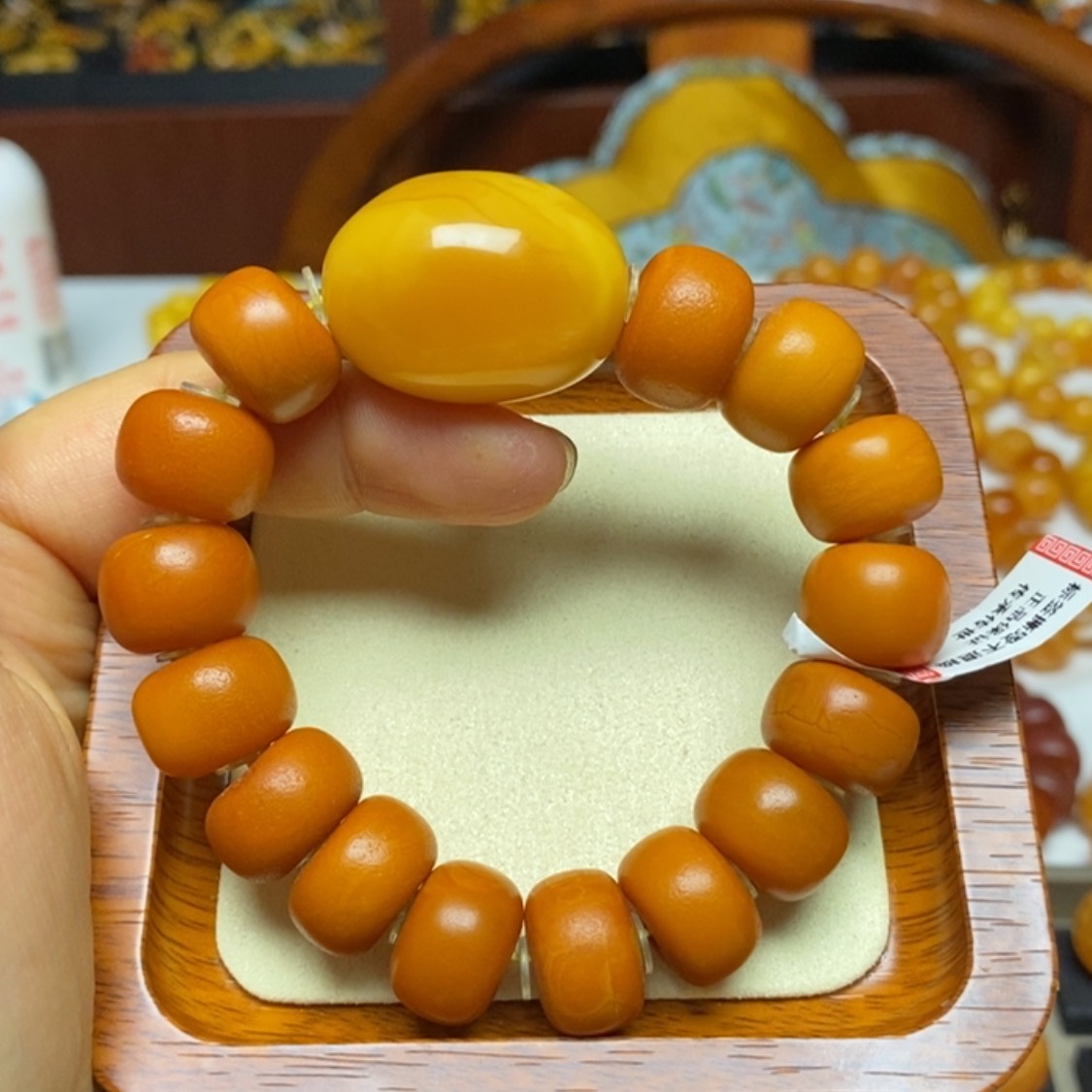 【闪购商品】蜜蜡手链未镶嵌手串