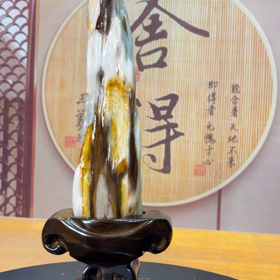 硅化玉（树化玉）未镶嵌摆件