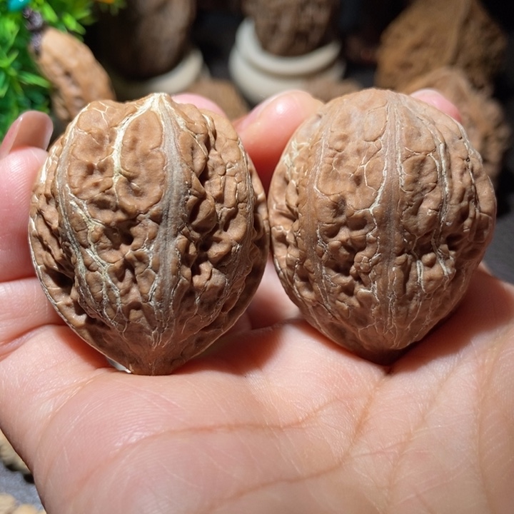 把件文玩核桃东北楸子小雪95