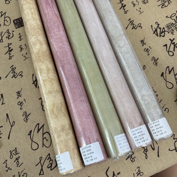 蜡染汉韵六尺对开48*180cm条屏国展纸宣纸书法专用纸