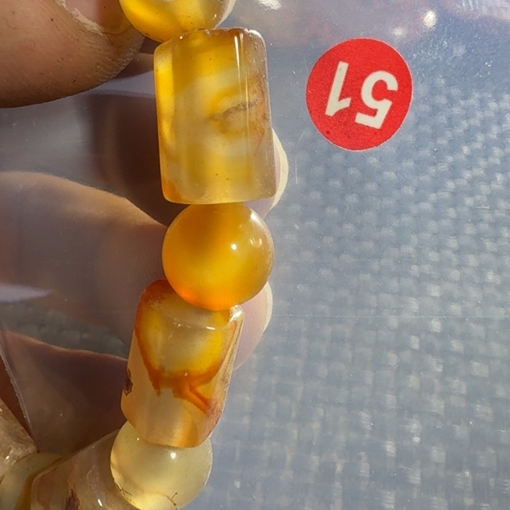 奋***息玛瑙/玉髓未镶嵌颈饰