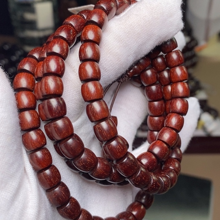 小叶紫檀手串/手链原汁原味7/8直切二膘老料 特价款