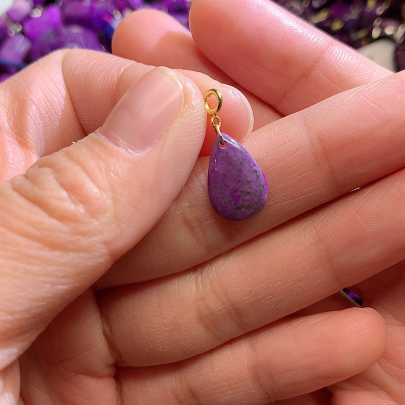 【闪购商品】苏纪石（舒俱来）吊坠18K金镶嵌