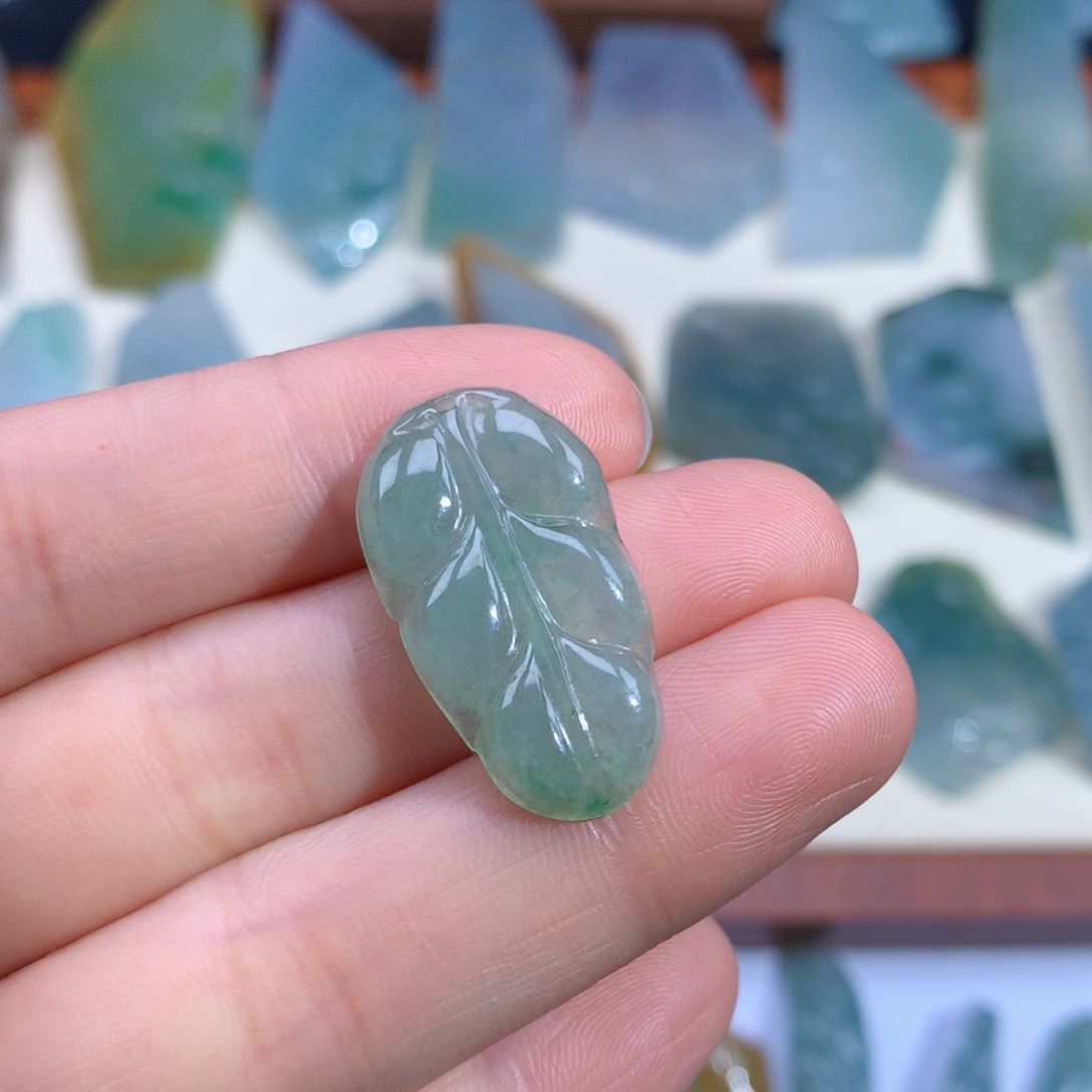 翡翠未镶嵌颈饰天然缅甸翡翠包邮