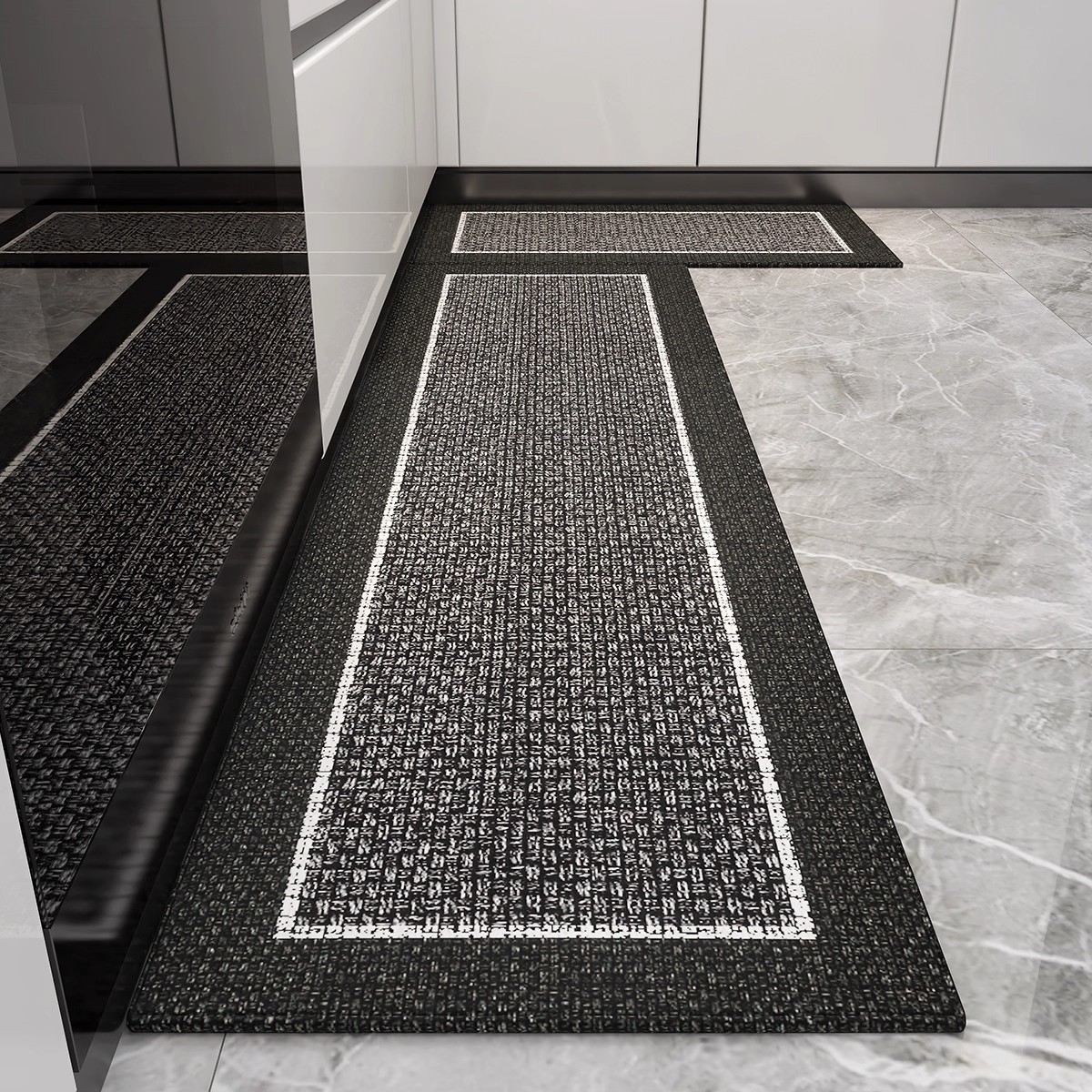 厨房专用地垫轻奢高级家用长条耐脏防滑垫定制可裁剪地毯吸水吸油