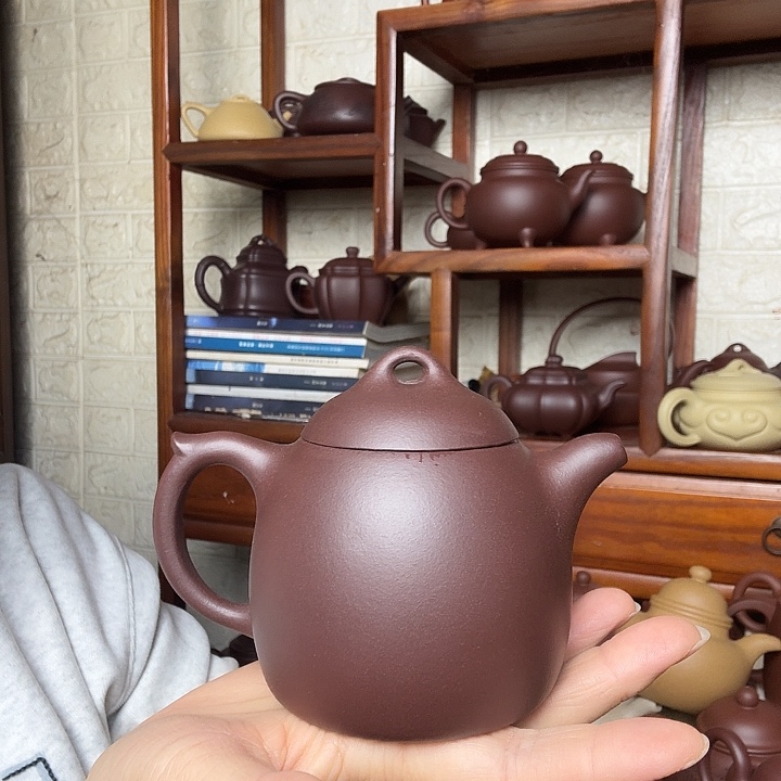 紫砂茶壶秦权260cc半手工