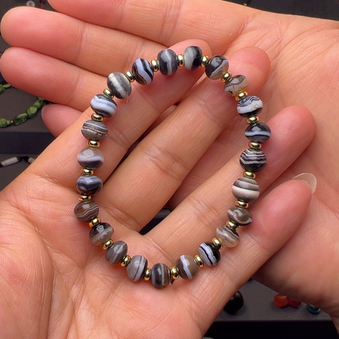 玛瑙/玉髓合金玛瑙手链