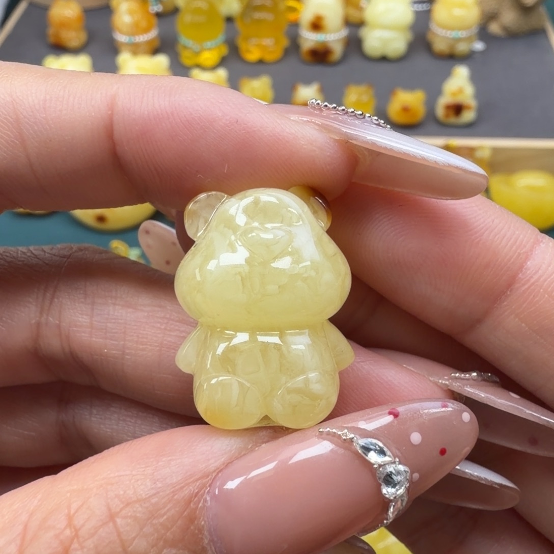 琥珀未镶嵌裸石蜜蜡