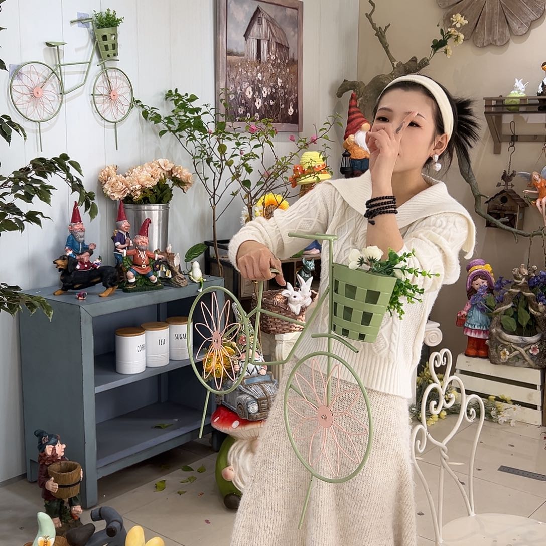 花园摆件红红火火