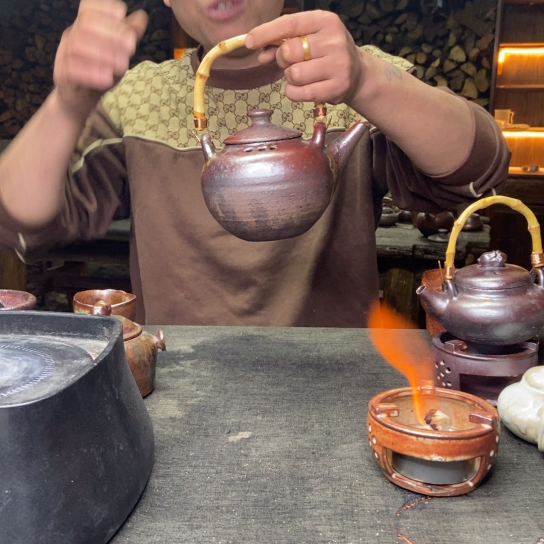 紫砂柴烧紫砂茶具