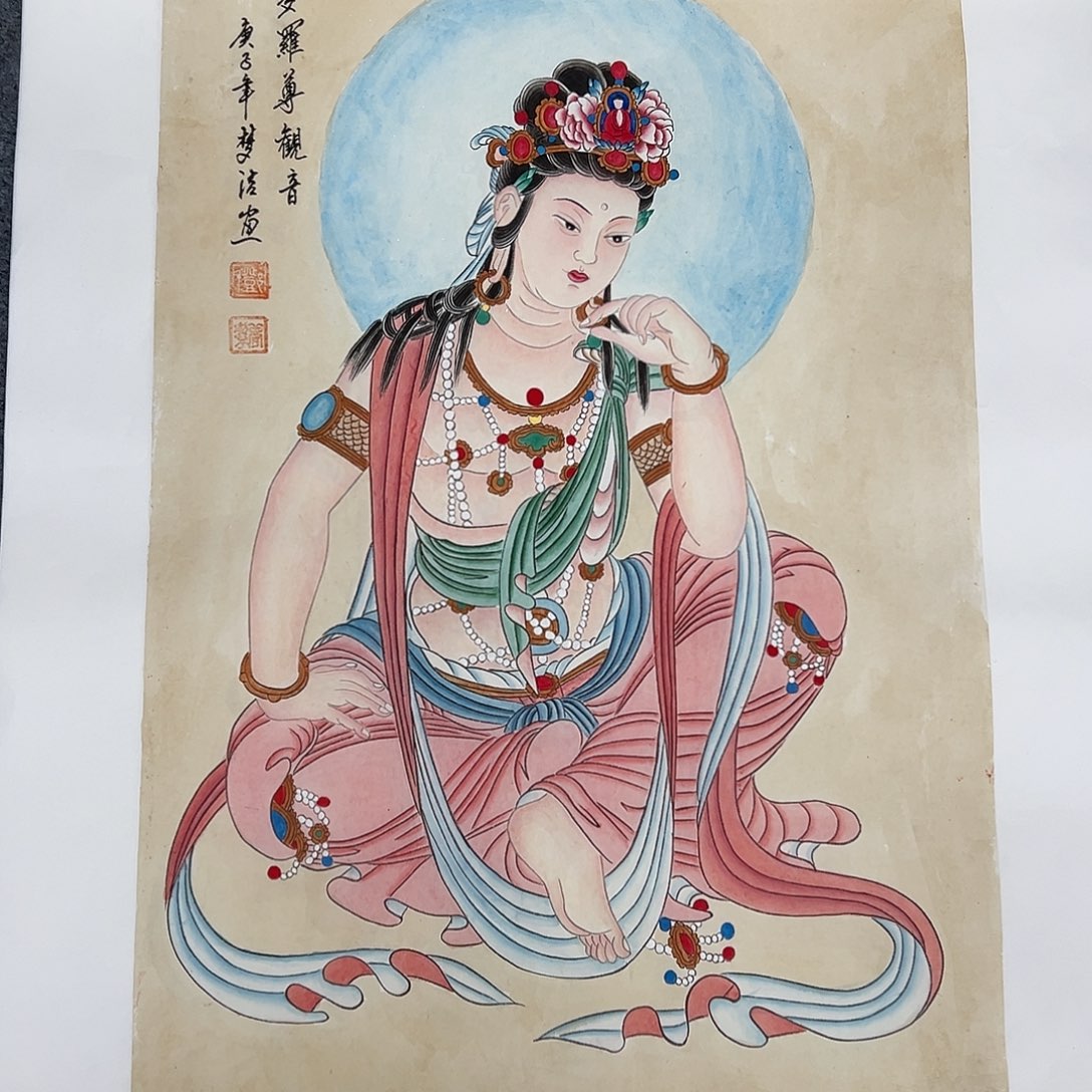 九***左国画纯手绘作品图