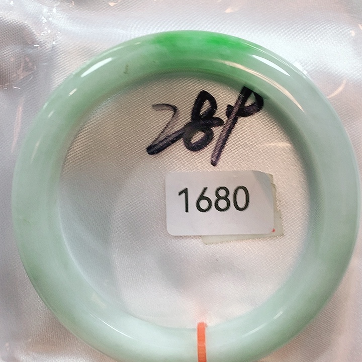 翡翠手镯未镶嵌天然翡翠手镯59