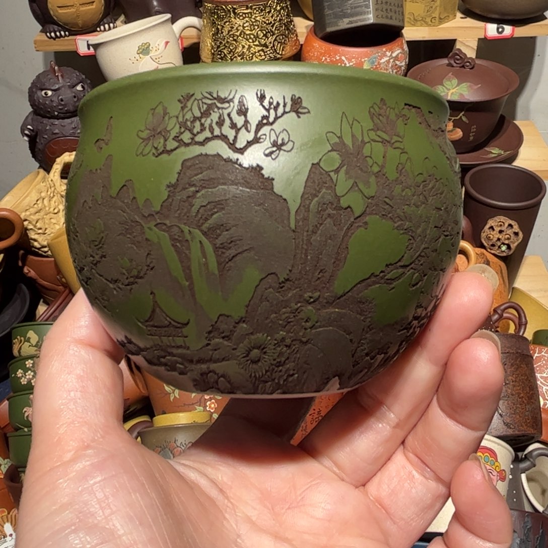 紫砂茶杯宜兴紫砂主人杯