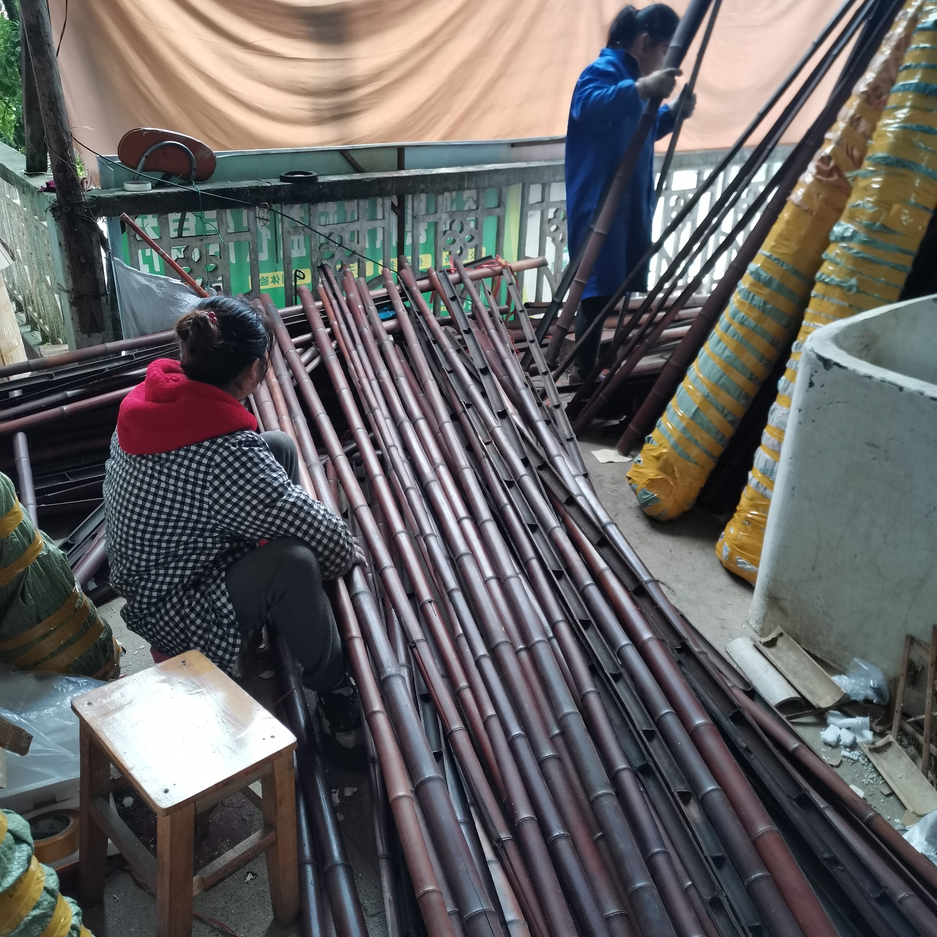 老煤竹，扇骨陈化玉竹小条工艺，一物一拍直播专用（图片仅供参考）