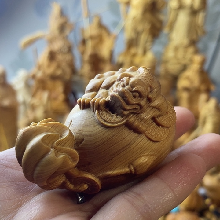柏木（崖柏）崖柏貔貅钱袋子