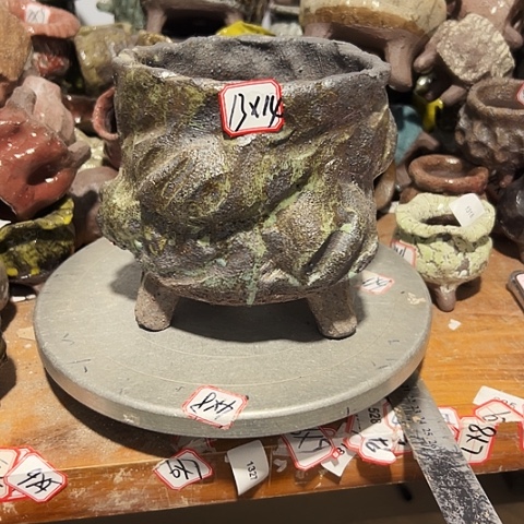 粗陶花盆制作就这样了
