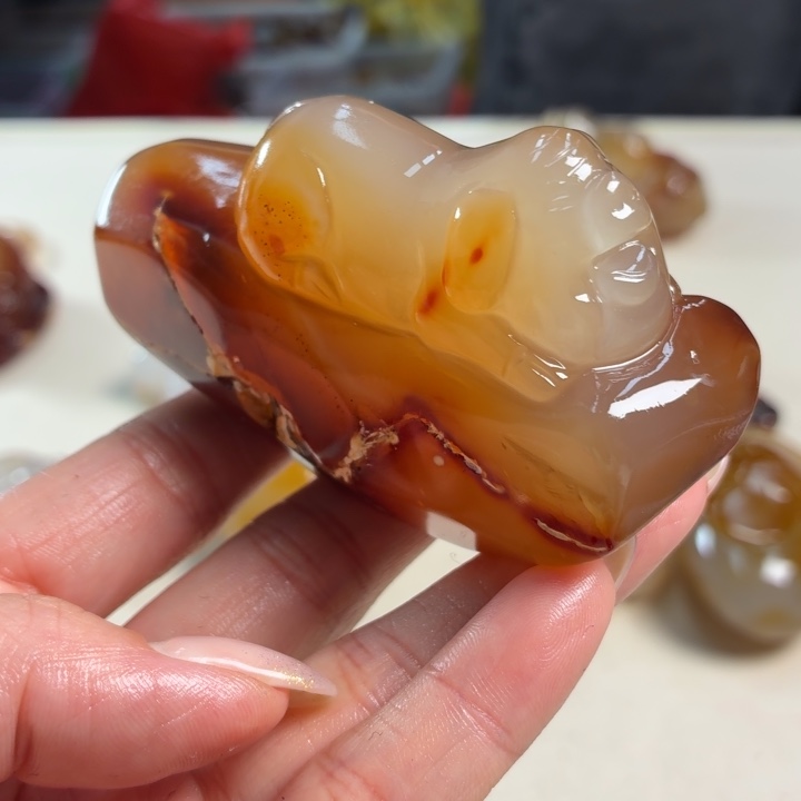 玛瑙/玉髓未镶嵌吊坠(不含链)