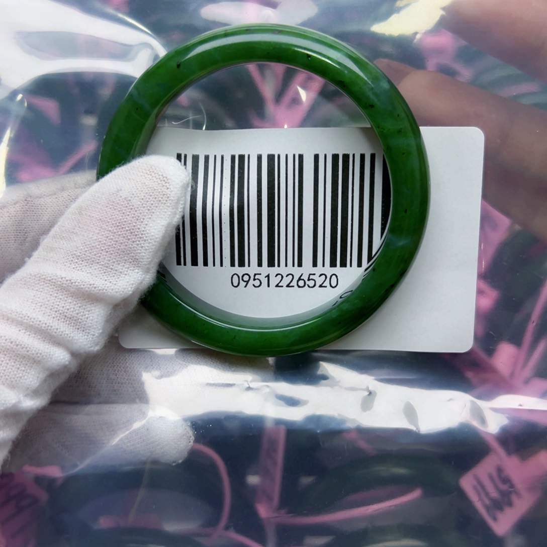 和田玉（碧玉）手镯未镶嵌54