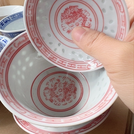 摆件陶景德镇高温玲珑陶瓷