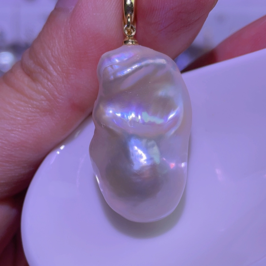 未镶嵌淡水珍珠天然淡水珍珠吊坠