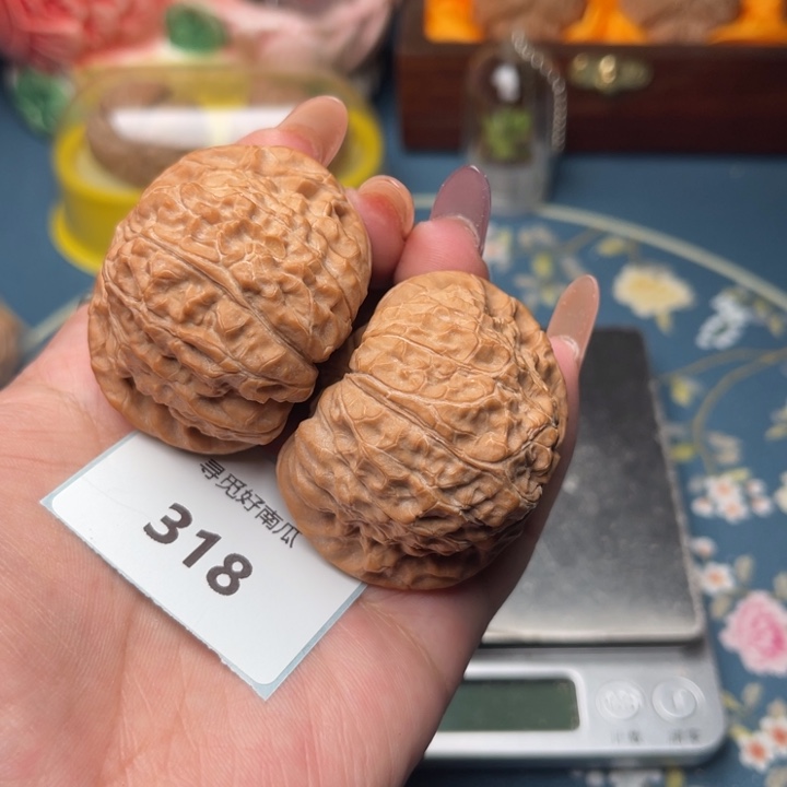 文玩核桃把件南瓜墩47.318