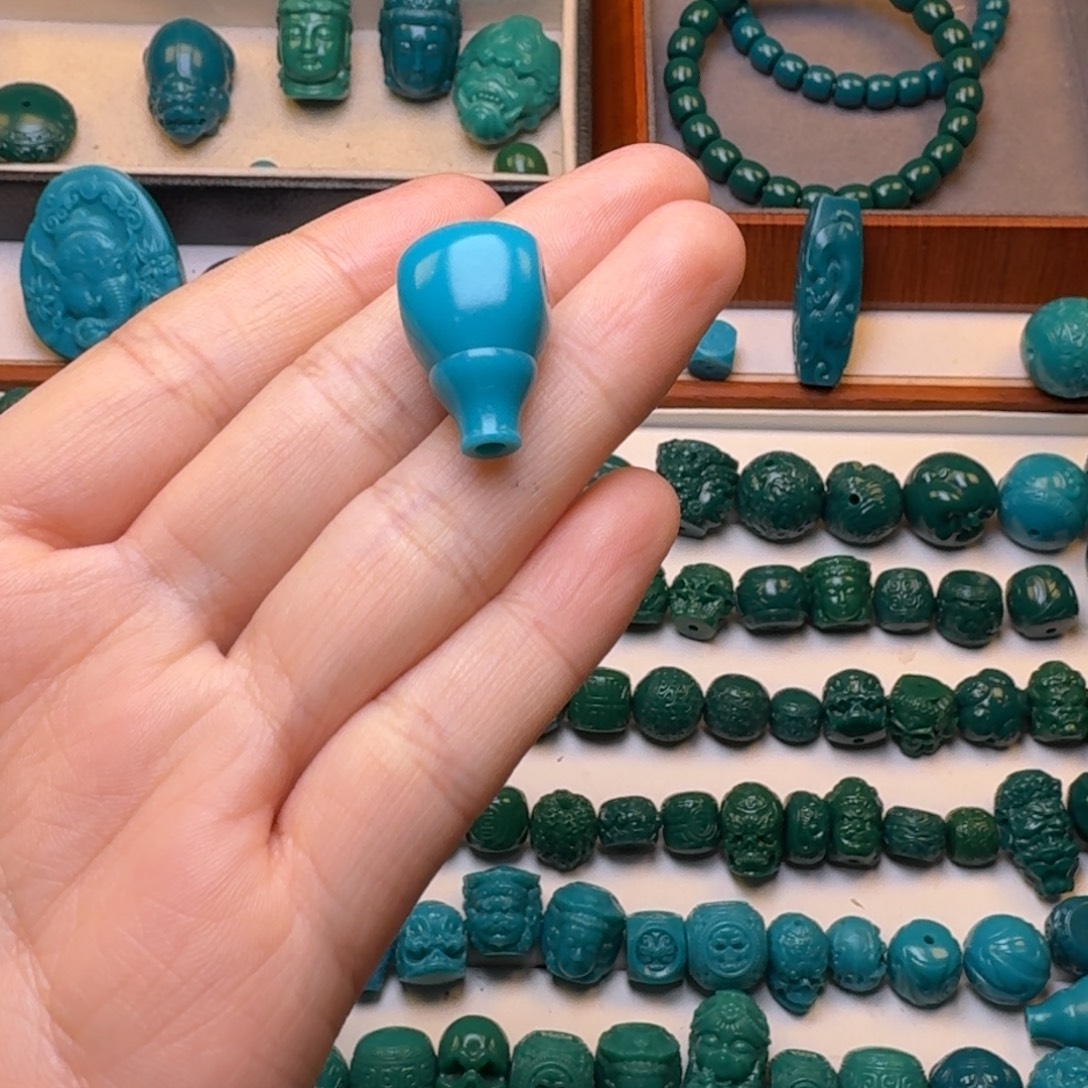 哦***代颈饰玻璃文玩配饰11