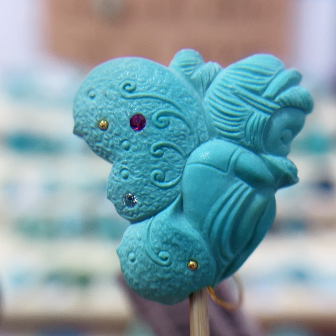 绿松石珠宝奇石未镶嵌