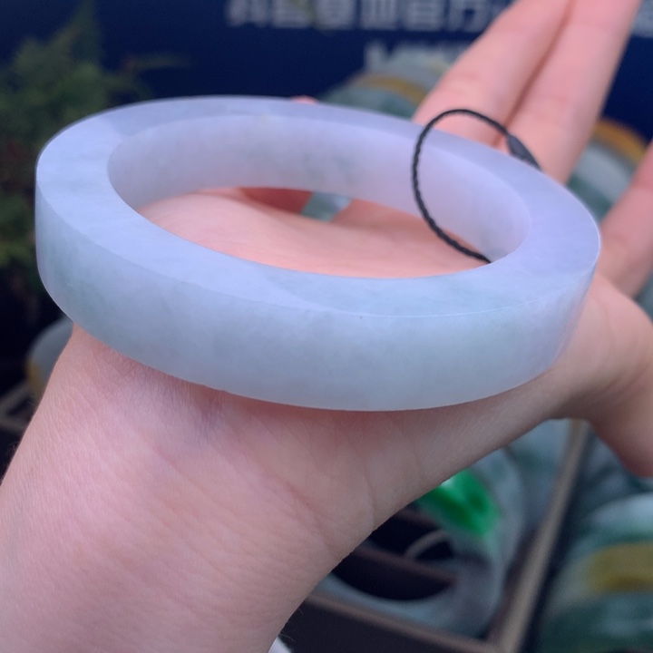 定制翡翠未镶嵌手镯定制不退不换