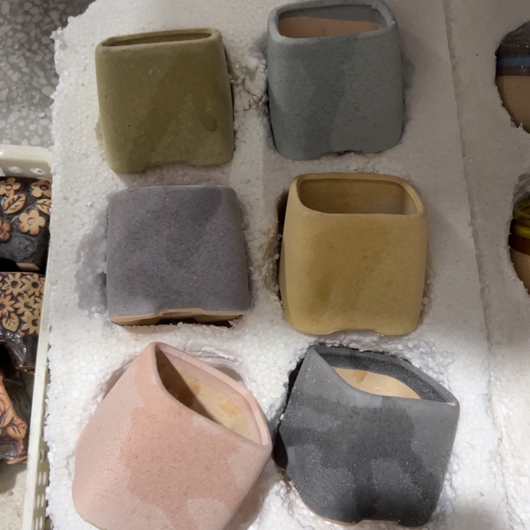 陶瓷多肉小花盆@@4