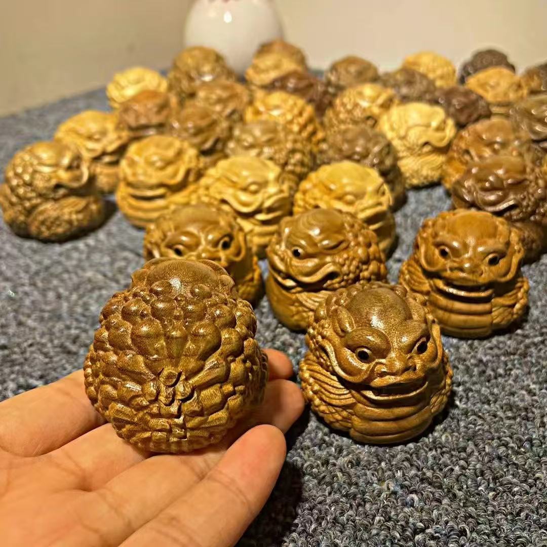 金丝楠木皮丘手把