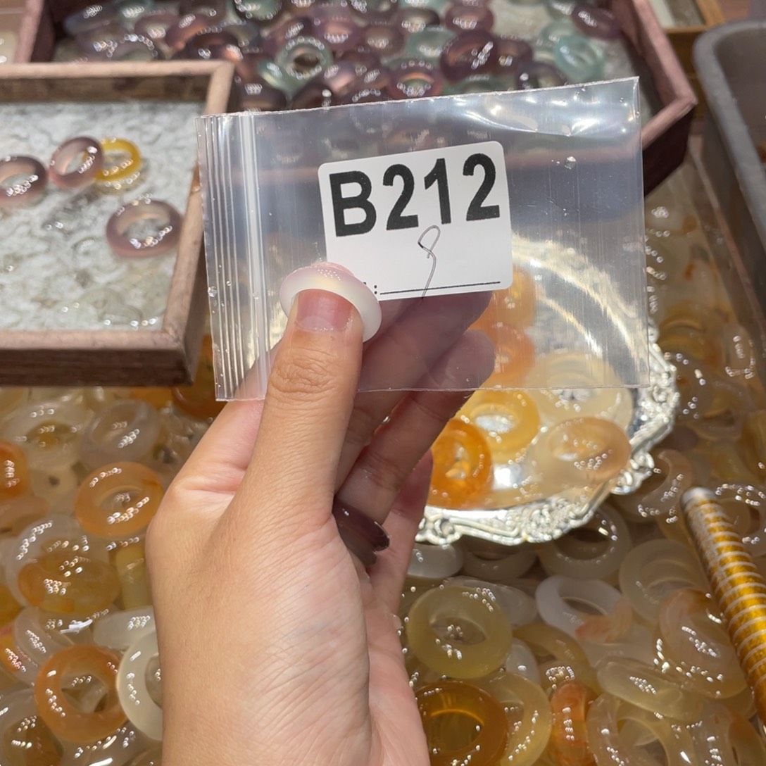 玛瑙/玉髓未镶嵌戒指212