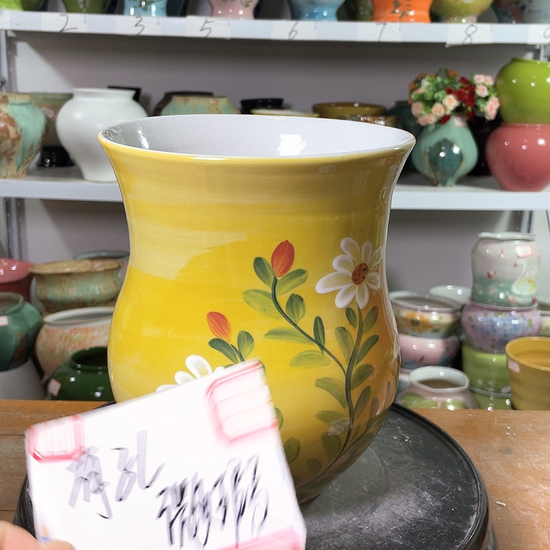 景德镇陶瓷花盆微瑕花器