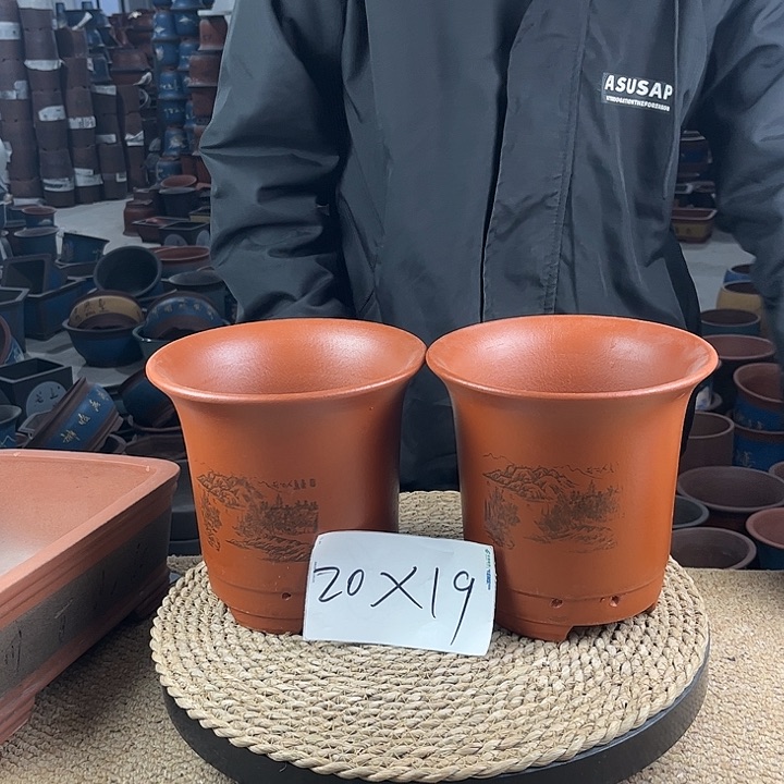 紫砂花盆紫砂花盆