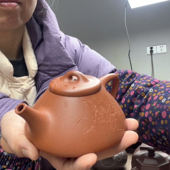 紫砂茶壶光**件降坡泥石瓢