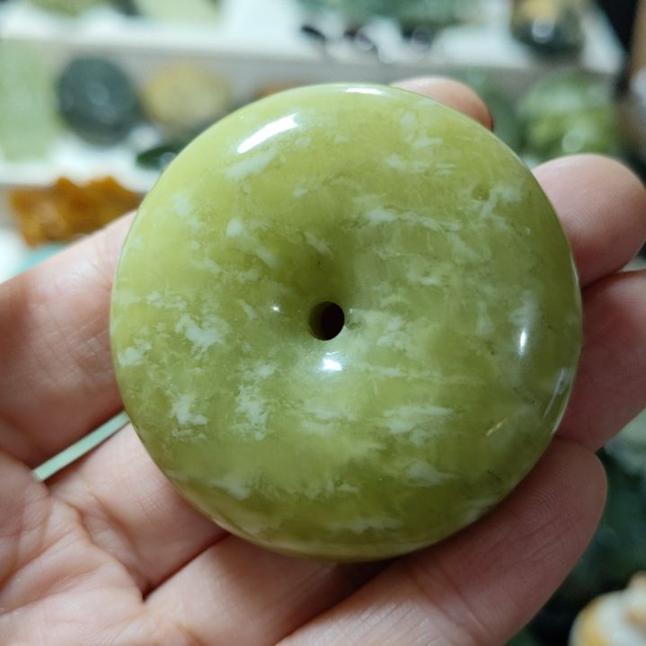 岫玉平安扣未镶嵌