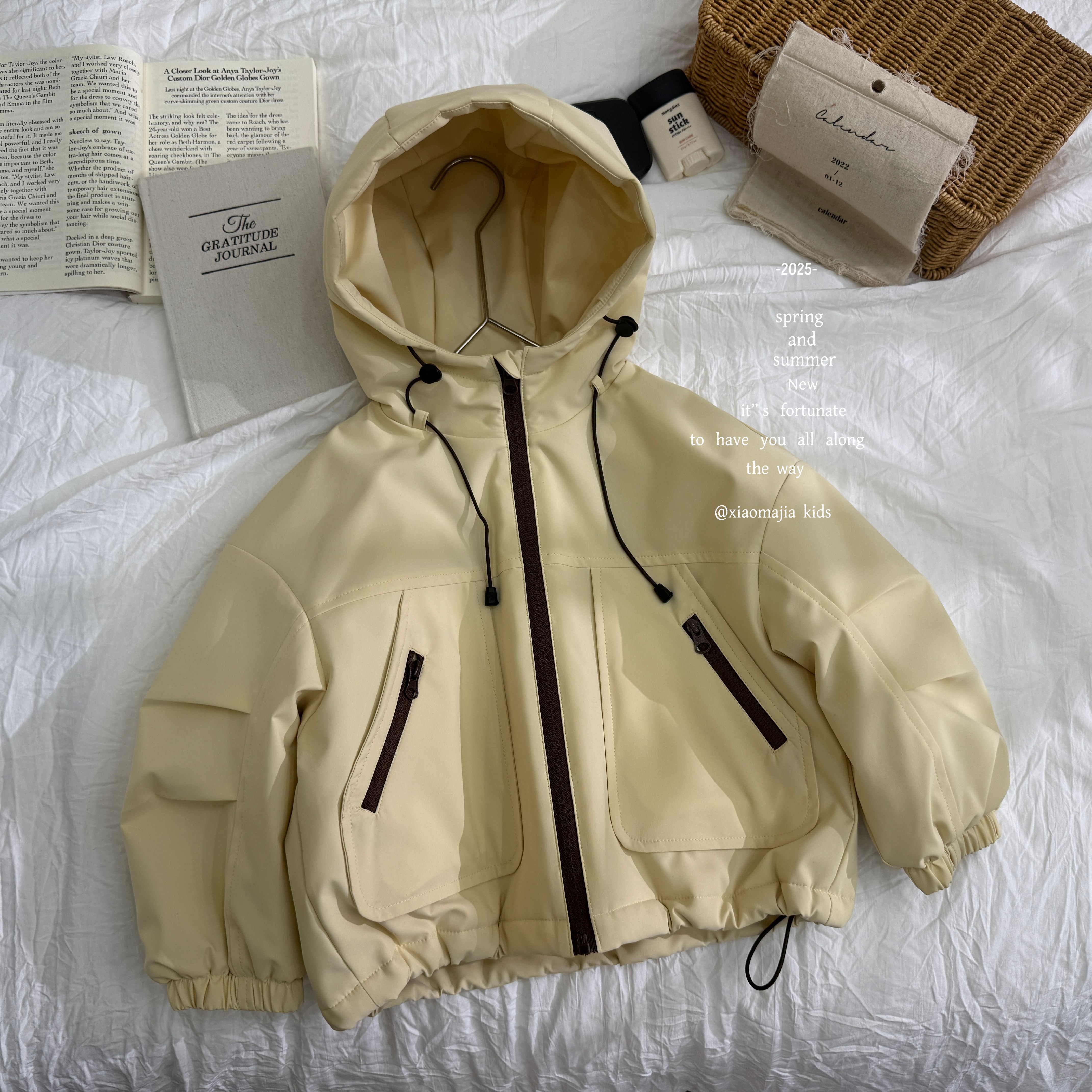 06现货-小马家2025冬季儿童连帽棉服6720保暖二棉棉衣中性上衣