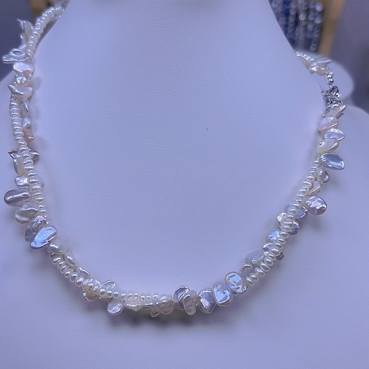 淡水珍珠颈饰合金秋**蓉