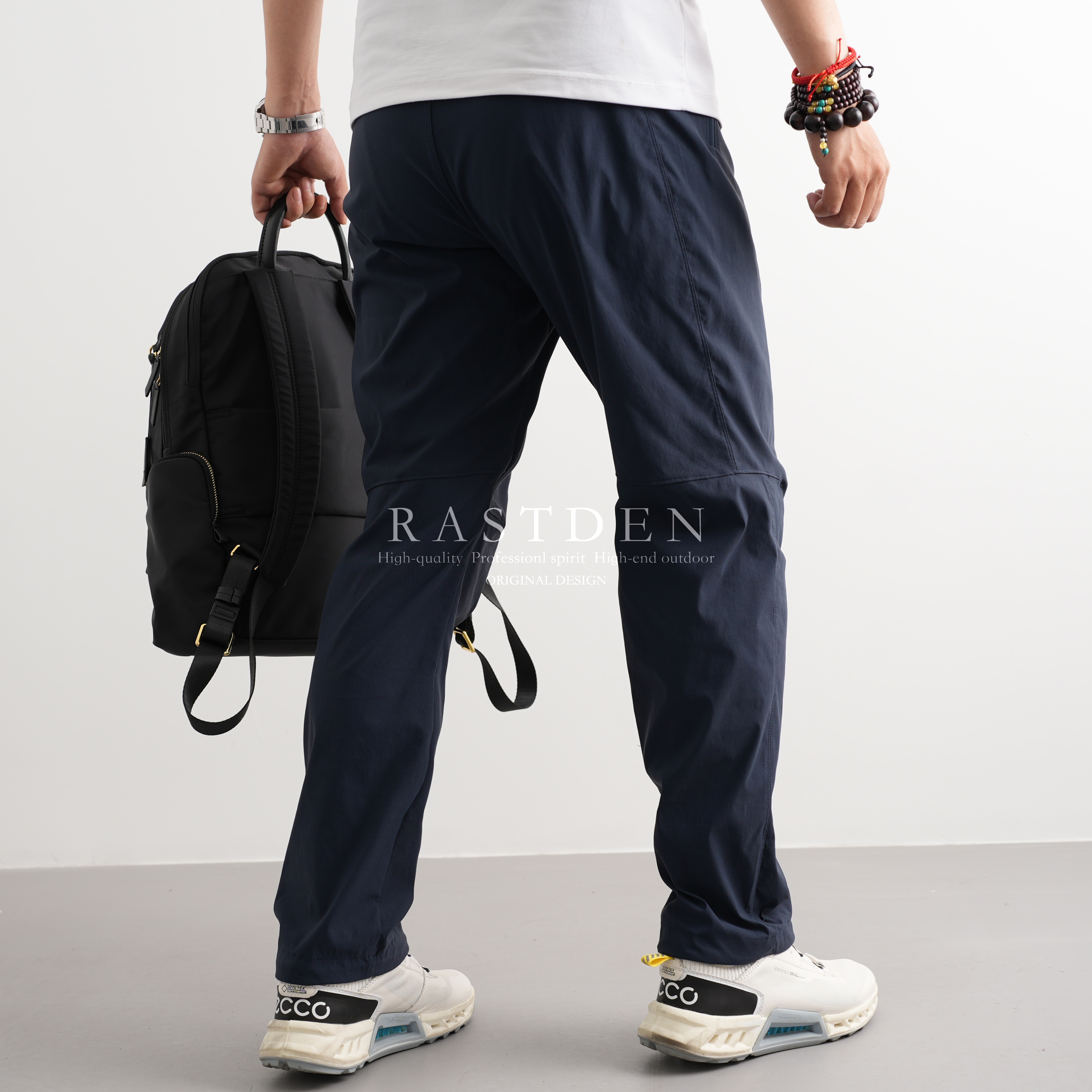 真弯刀立体裁剪春夏秋男士商务高弹透气长裤运动休闲裤户外软壳裤